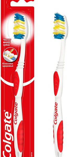 Зубная щетка Colgate Классика Здоровья средней жесткости