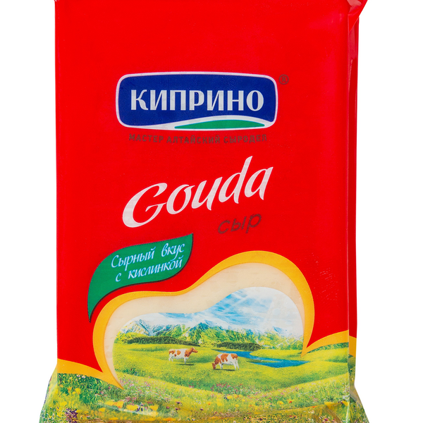 Сыр Киприно Гауда полутвердый 45%