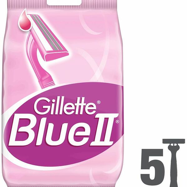 Бритва Gillette Blue II одноразовая женская, 5шт