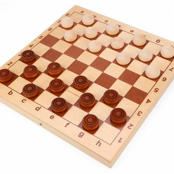 Десятое Королевство: Шашки деревянные 29х29см (1052305)