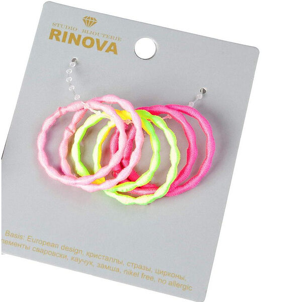 Набор резинок для собачьих волос удобных волной, 6 штук на бирке