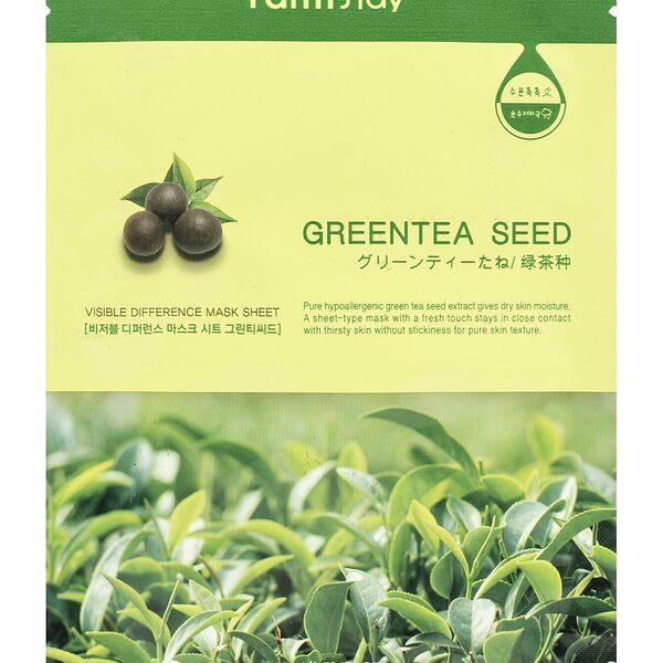 Тканевая маска для лица Farmstay с экстрактом семян зеленого чая 23 мл