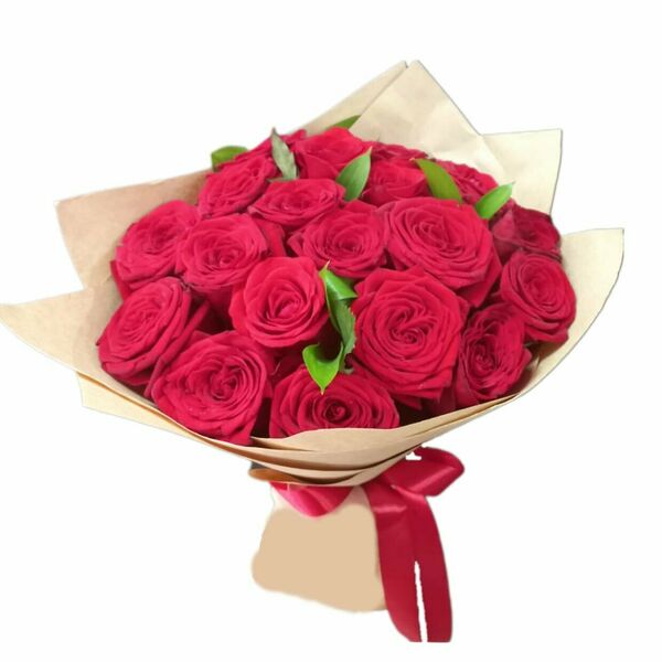 Букет из 25 красных роз