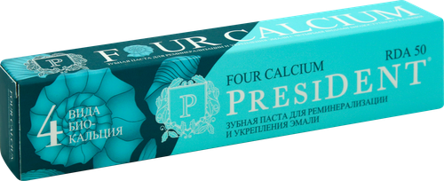 

Зубная паста President Four Calcium 75 г