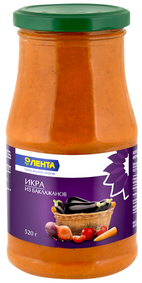 

Икра из баклажанов ЛЕНТА