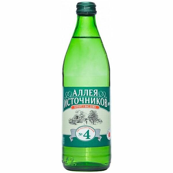 Вода минеральная Аллея Источников №4 газированная