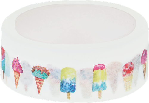 

Лента декоративная MESHU Ice cream клейкая, 1,5х300см, Арт. MS_36877