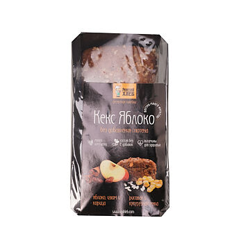 Кекс Яблоко без глютена из рисовой и кукурузной муки Рижский хлеб 350г, Россия