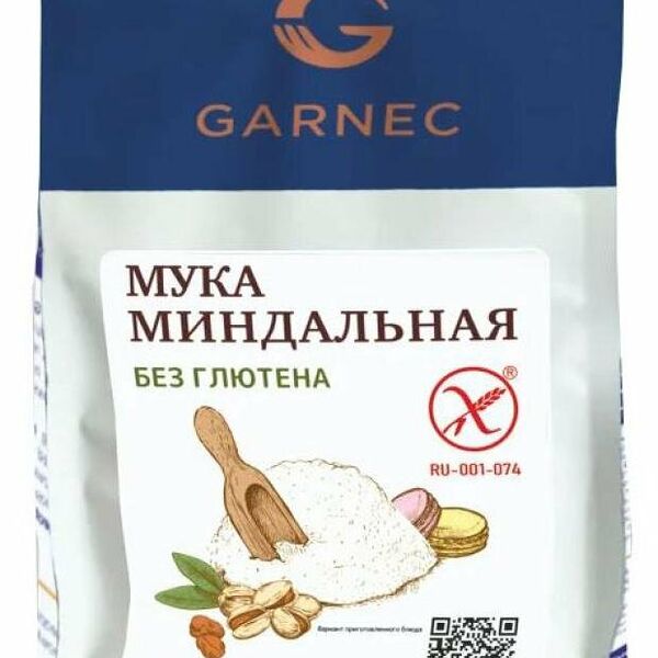 Мука Garnec миндальная без глютена 200 г