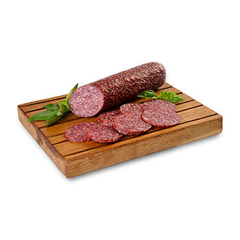 Колбаса с/к Зернистая полусухая Рублёвский МПЗ, Россия