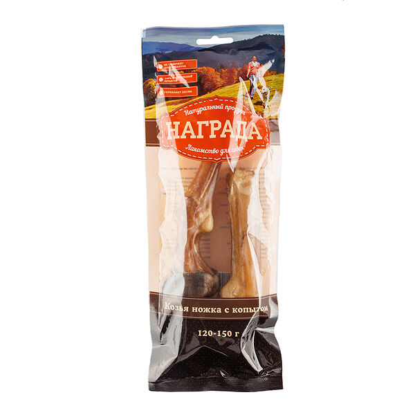 Лакомство для собак Козья ножка, 120-150 гр.