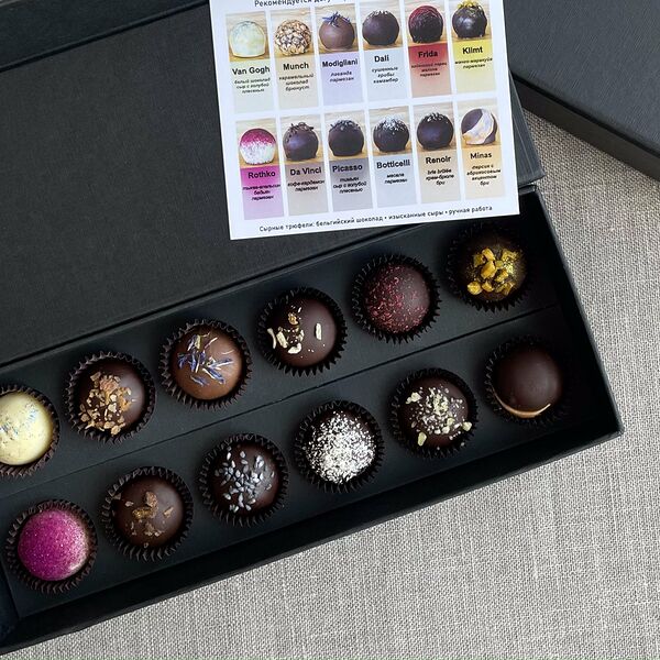 Ассорти из 12 сырных трюфелей L'art du Fromage