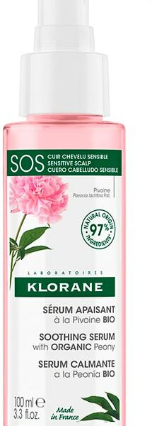 Сыворотка для кожи головы Klorane успокаивающая с органическим экстрактом пиона 100мл