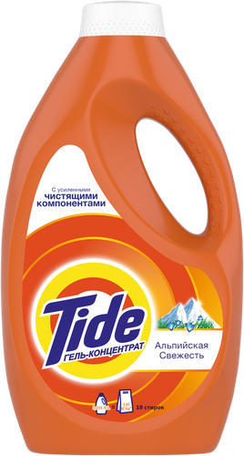 

Гель для стирки Tide альпийская свежесть 1235 мл
