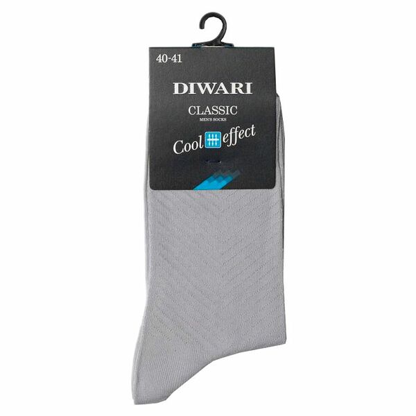 Носки мужские Diwari Classic Cool Effect серые 010 р. 27