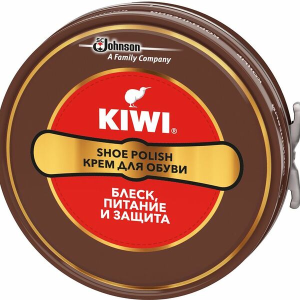 Крем для обуви Kiwi коричневый 50 мл