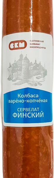Сервелат СКМ Финский варено-копченая 350г