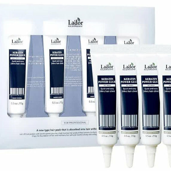 Сыворотка с кератином для секущихся кончиков La'dor Keratin Power Glue 4*15г