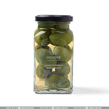 Оливки MOVERS гигантские с косточкой изумрудные