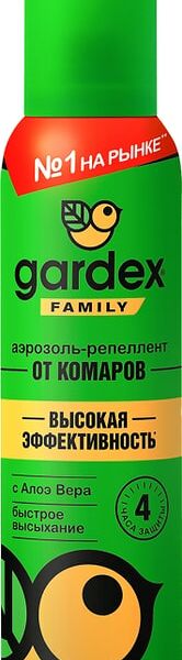 Аэрозоль Gardex Family от комаров 150мл