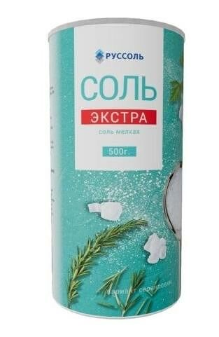 Соль Илецкая Экстра мелкая Туба 500г