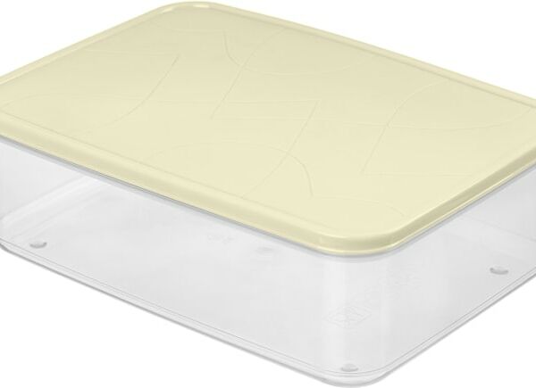 Контейнер для продуктов IdiLand Modena с гибкой крышкой светло-бежевый 2.5л