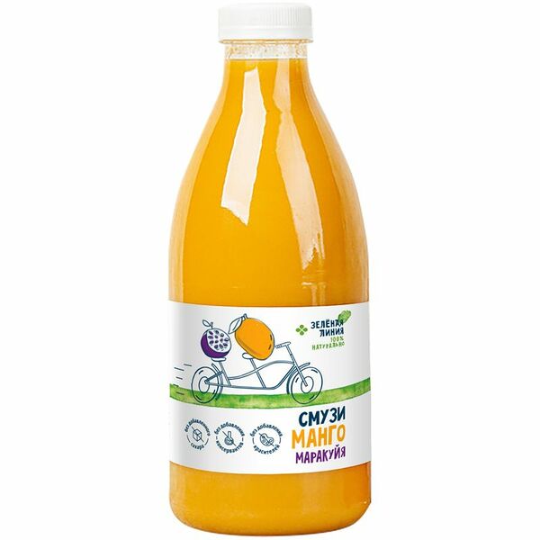 Смузи манго-маракуйя Зелёная Линия, 1 л
