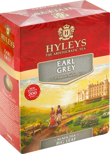 

Чай черный Hyleys Эрл Грей с ароматом бергамота байховый листовой