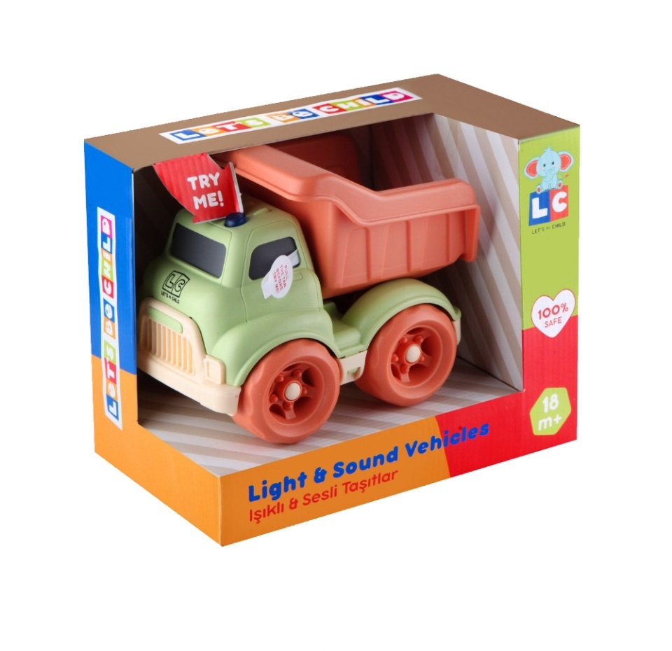 

Машинка Let`s Be Child Самосвал со световыми и звуковыми эффектами, Турция
