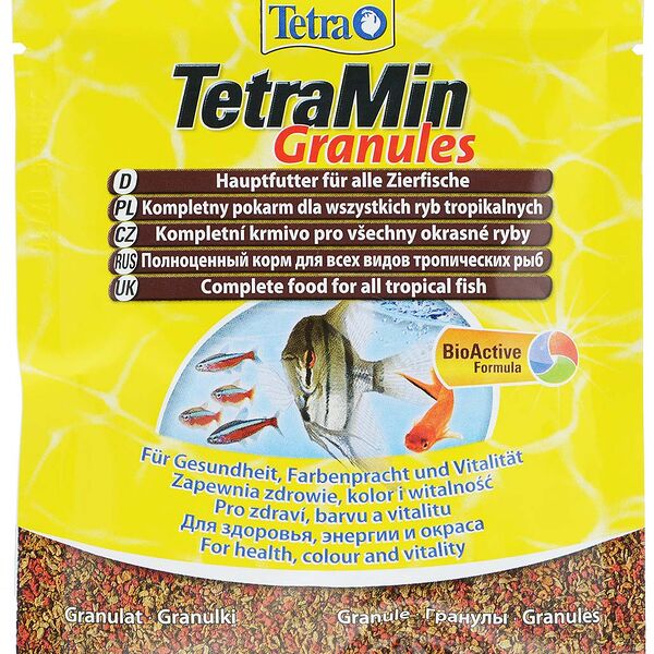TetraMin Granules (гранулы) для всех видов декоративных рыб