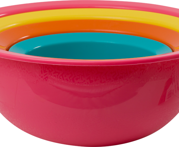 Набор мисок АРХИМЕД Дорос 1.3л, 2.2л, 5л, дуршлаг d=26см Арт. Р2073