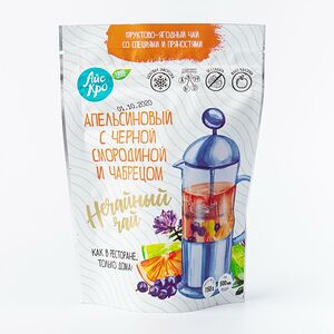 Нечайный чай с апельсином, смородиной и чабрецом