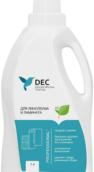 Средство для мытья пола DEC для ухода за линолеумом и ламинатом 1л