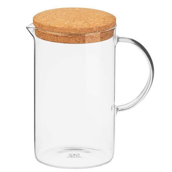 Кувшин Crystal glass с пробковой крышкой 1.6 л стекло