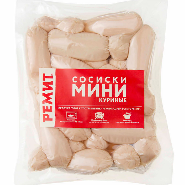 Сосиски Ремит куриные мини ~1 кг