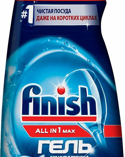 Средство для мытья посуды Finish All in 1 Max Чистота до блеска