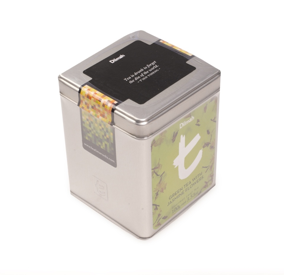

Чай зелёный Dilmah Шри-Ланка листовой с жасмином 100 г
