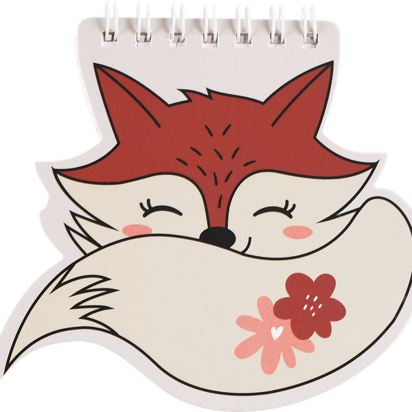 Блокнот ВАУ МЯУ! Лисичка, 40 листов, 8х11см Арт. WP1129004