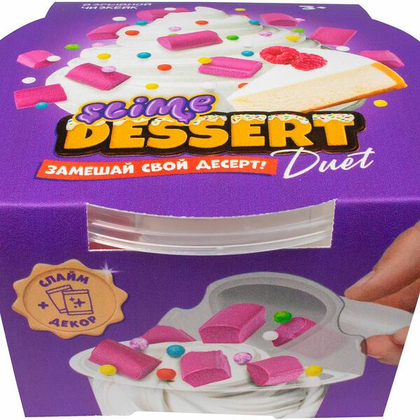   Слайм Slime Dessert Duet Взрывной чизкейк