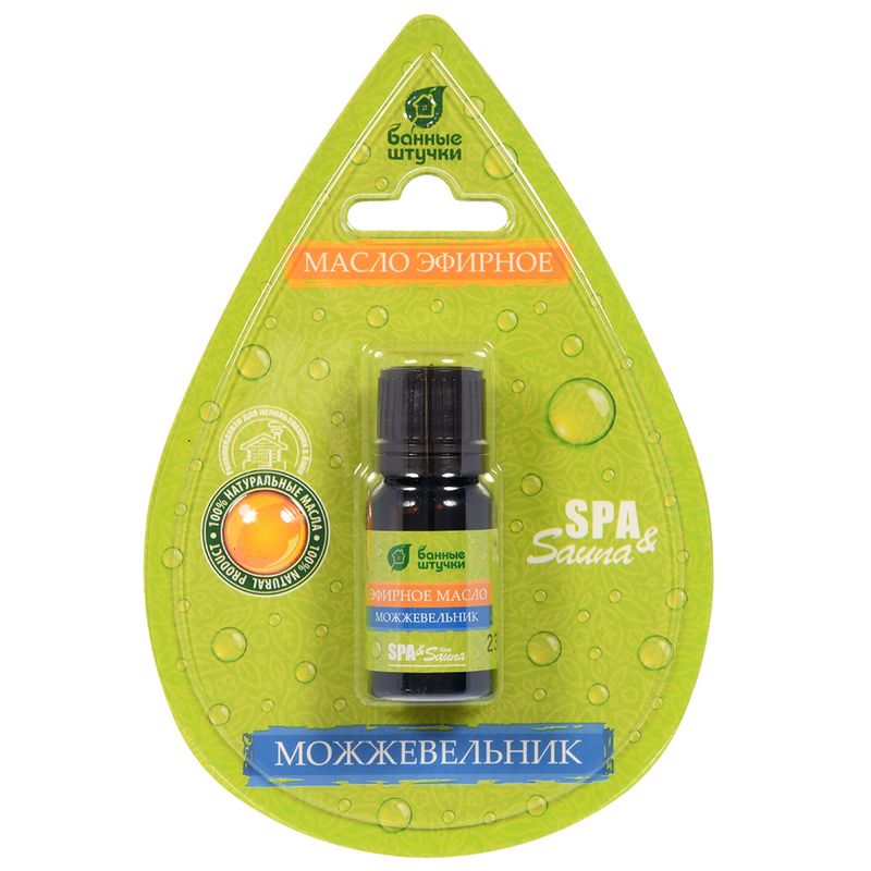 

Эфирное масло Банные штучки можжевельник в блистере 10 мл