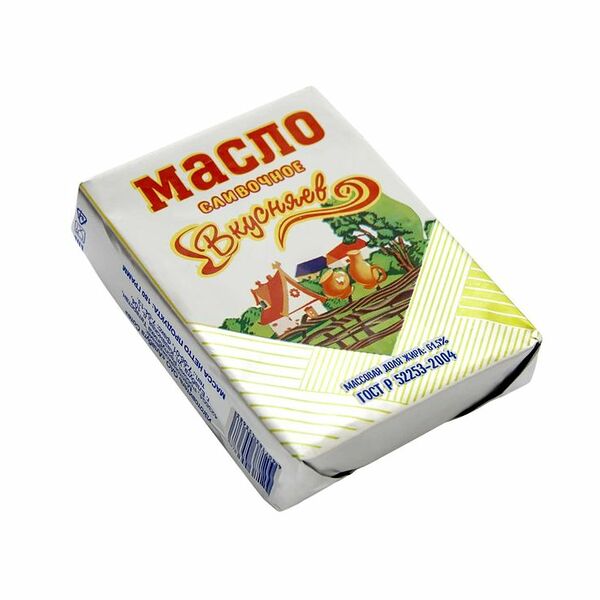 Масло сливочное Вкусняев 61.5%