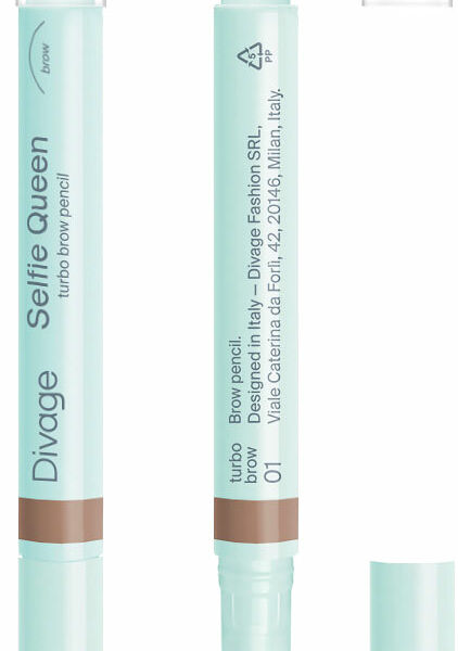 Карандаш для бровей Divage Turbo Selfie Queen тон 01 0.9 г