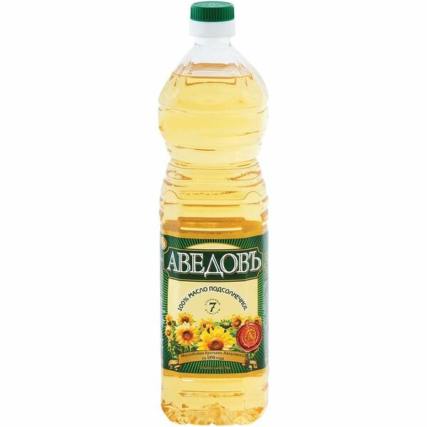 Масло Аведовъ подсолнечное 1 л