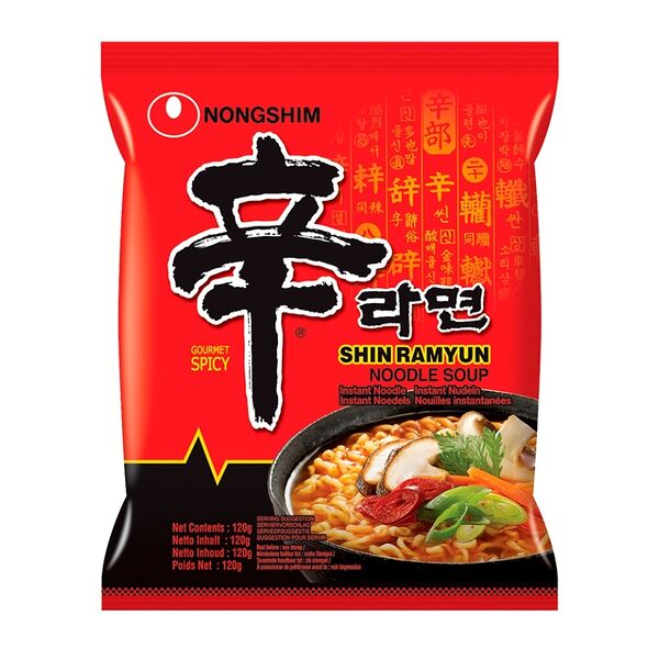 Лапша быстрого приготовления Nongshim Шин Рамен, 120 г