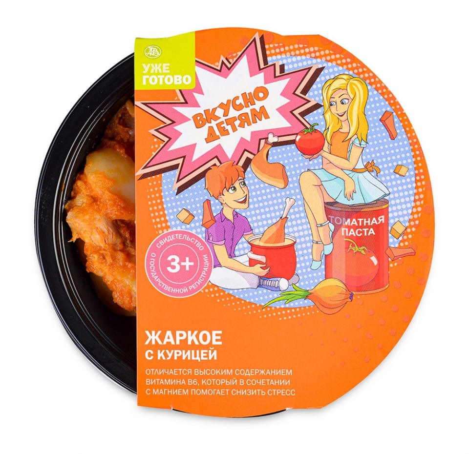 

Жаркое с курицей "Вкусно Детям" 250 г, Россия