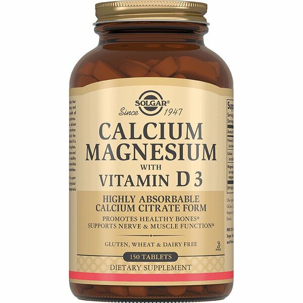 Solgar Кальций и магний 150 шт таблетки с витамином D3