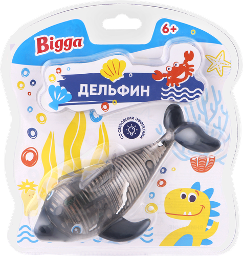 

Игрушка для игр на воде Bigga дельфин, со световым эффектом, в ассортименте