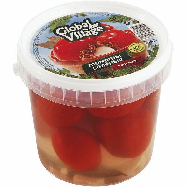 Томаты Global Village солёные красные