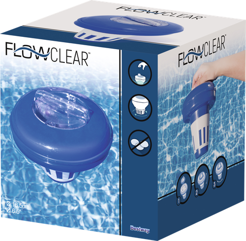 

Поплавок-дозатор BESTWAY для химии в таблетках по 20г d=16,5см