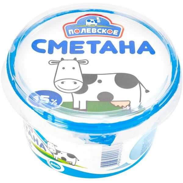Сметана Полевское 15%
